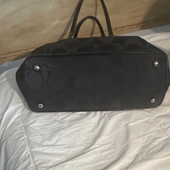 Coach Black and Lavender Shoulder Bag - Picture 5 of 5